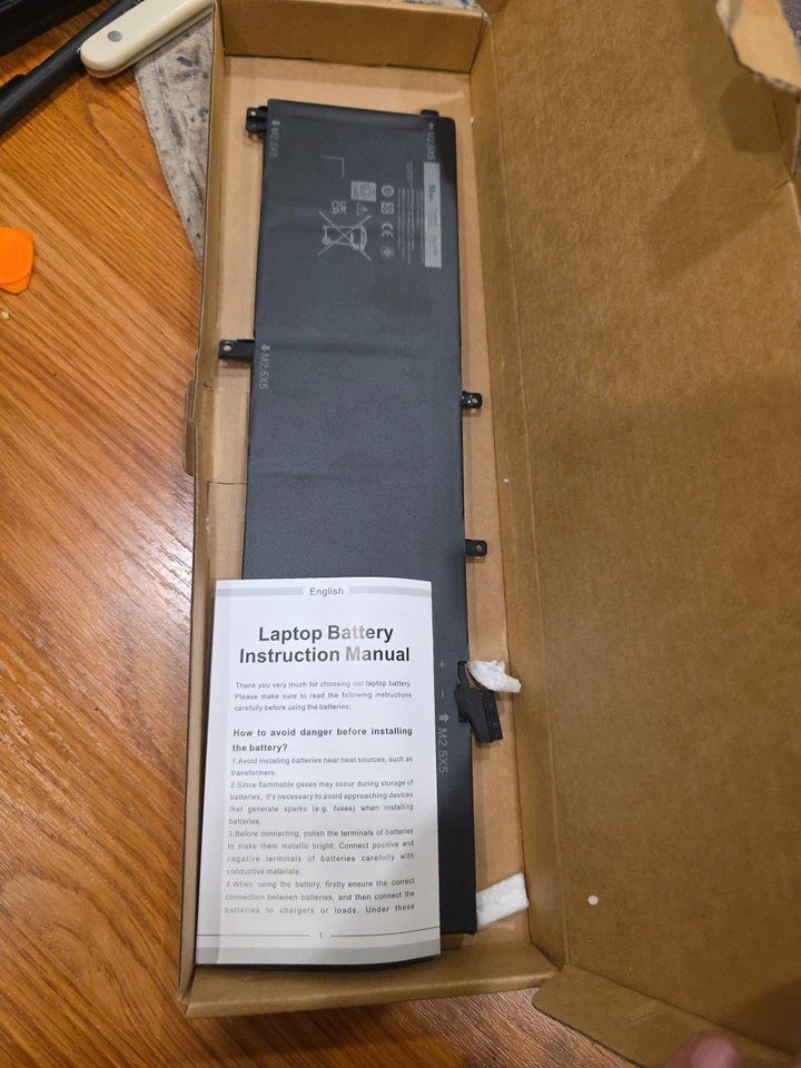 🔋 Batería de repuesto 245RR para Dell XPS 15 y Precision M3800 – 91Wh Li-polímero Foto 2 de 2