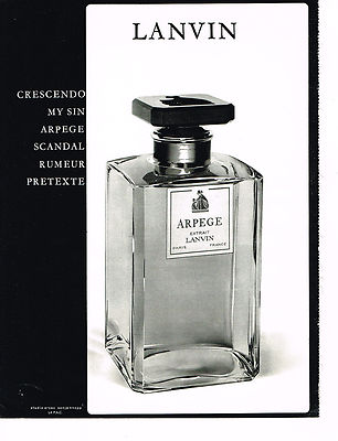 REKLAME WERBUNG 054 1964 ARPEGE Parfum Extrait de LANVIN