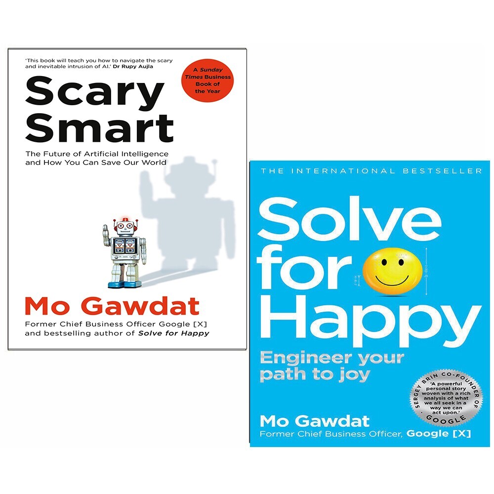 Mo Gawdat Collection 2 Books Set Solve For Happy, Scary Smart Paperback NEW - Image 3