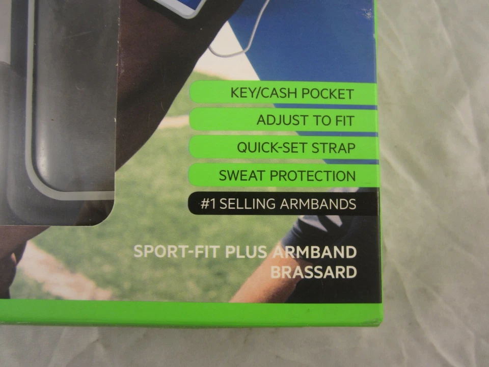 Belkin Sport Fit Armband Brassard for Samsung Galaxy S4 S5 Black Overcast . - Image 3 of 4