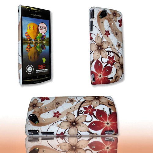 Design Strass 1 Back Cover Hülle Case für Sony Ericsson Xperia Arc - Arc S - Picture 7 of 11