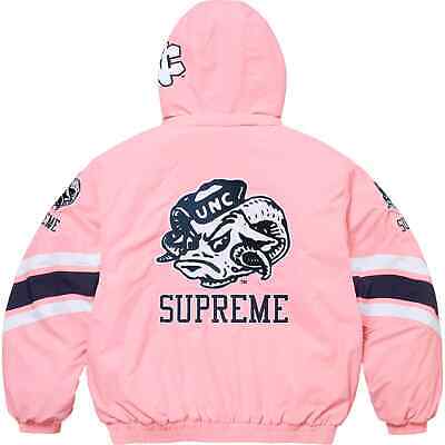 Supreme x Mitchell & Ness NCAA Hooded Stadium Jacket 3colors Supreme x Mitchell & Ness NCAA Hooded Stadium Jacket 3colors