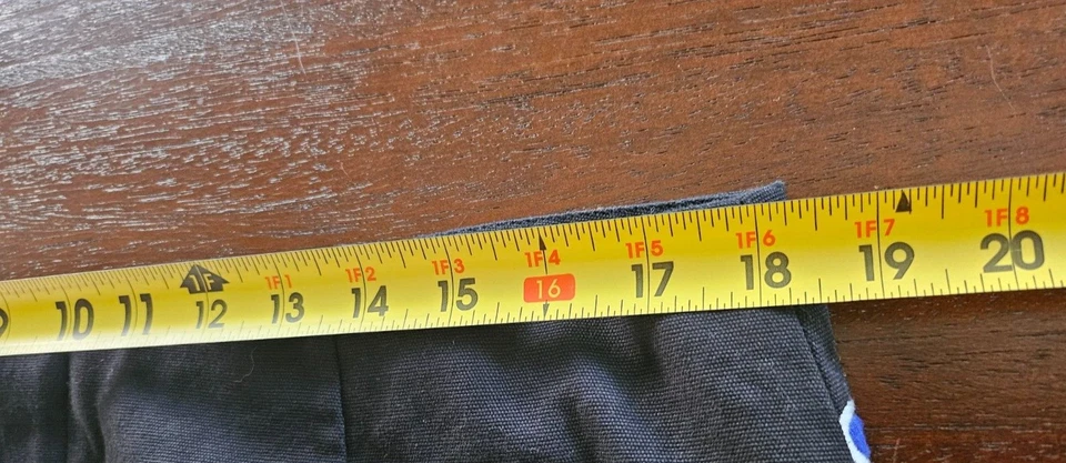 Falda larga alta Sally bordada forrada línea A para mujer talla 12 negra Foto 4 de 4