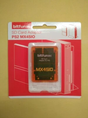 Bitfunx PS2 MX4SIO SD Karten Adapter Playstation 2 Memory Card - Schnellversand
