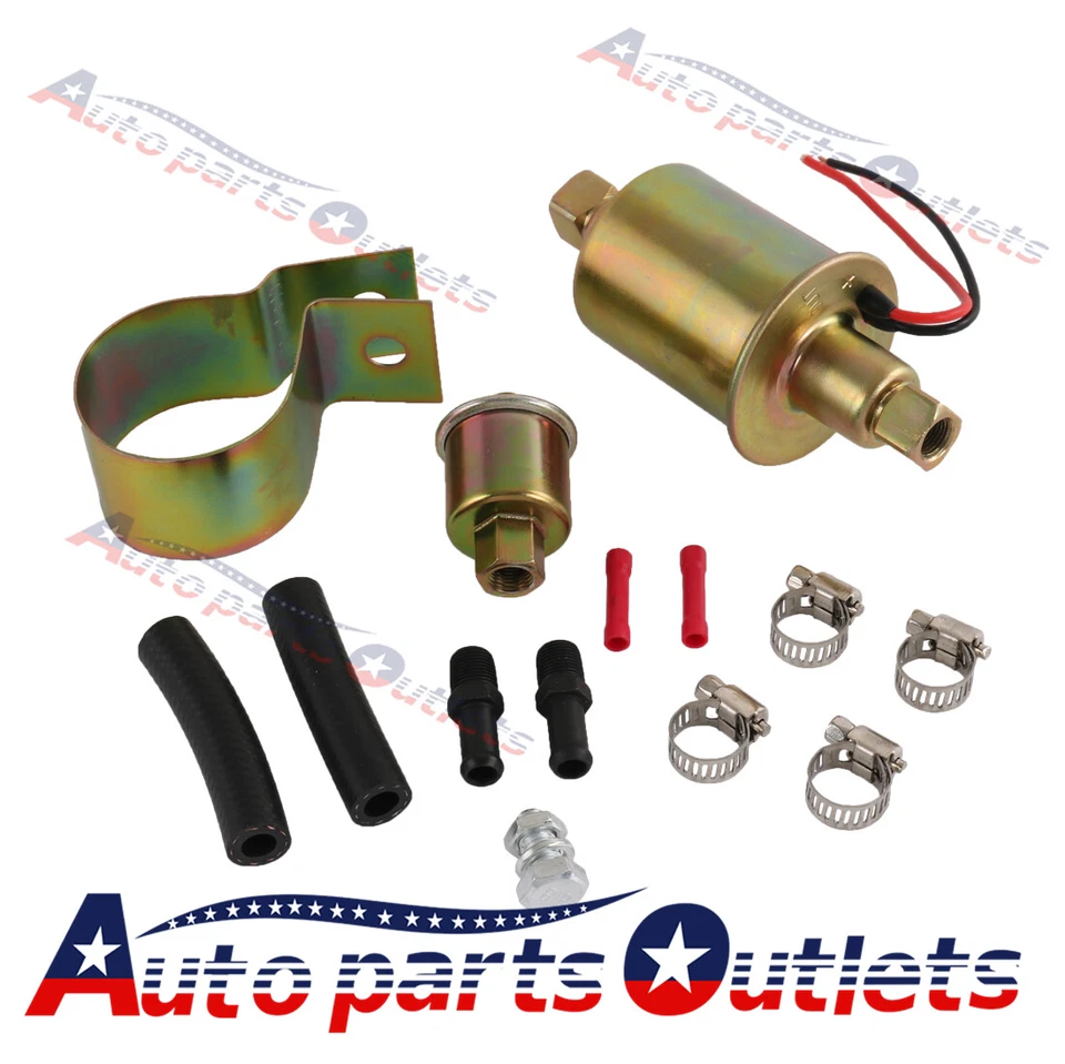 Bomba de combustible eléctrica E8012S troquel de gas carburado con kit de instalación universal  Foto 3 de 4