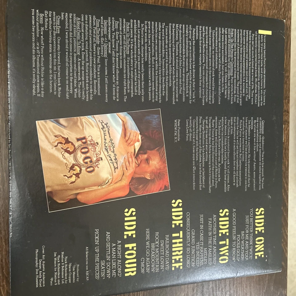 The Very Best of Poco 1975 LP PEG 33537 You Better Think Twice, Greatest Hits NM - Image 3 of 3