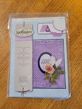Spellbinders 3D Embossing Folder 5" x 7" Oval Accent NEW