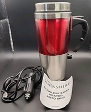 Camp Travel Electric Car Kettle 12V 450ml Stainless Steel Heating Mug Yorkshire