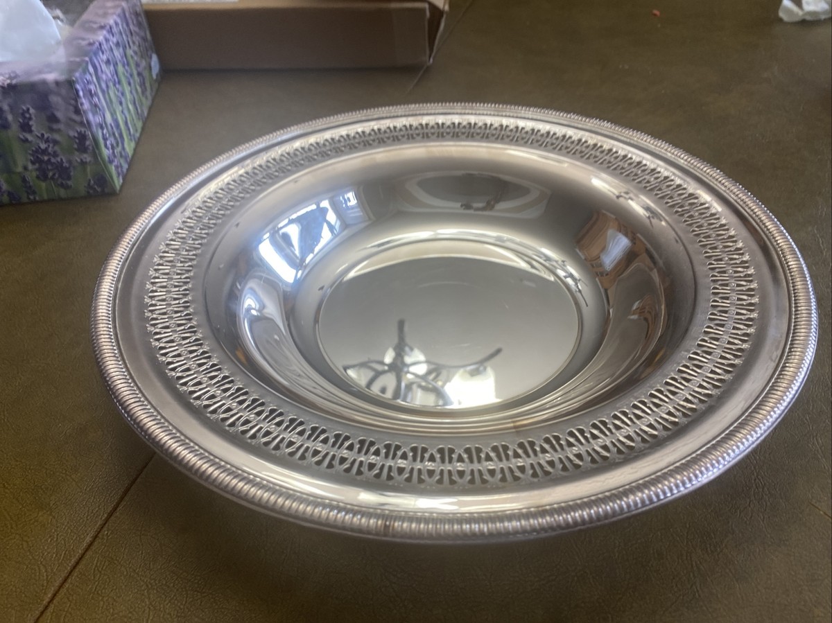 【WM.A. Rogers】 ミートプレート / サーバー 　46cm Vintage Wm A Rogers Oval Silver Plate Serving Dish With Lid