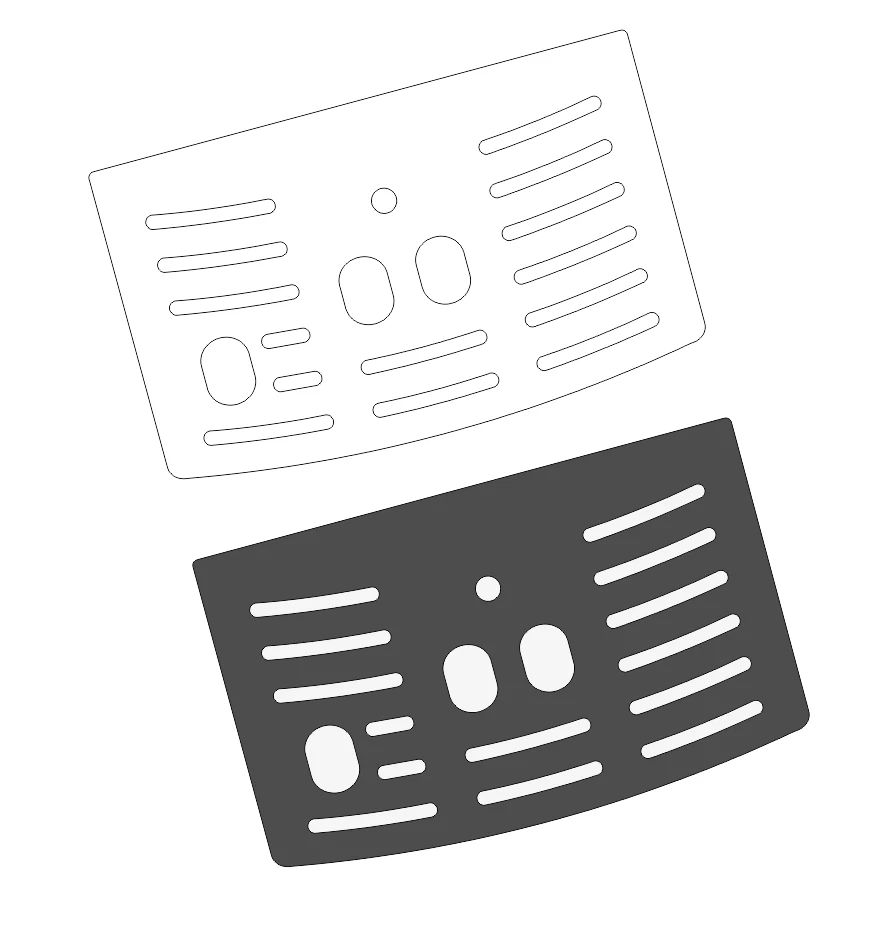 Schutzfolie für DeLonghi 26.455 / 28.456 / 28.466 Tassenablage - Abtropfblech 22