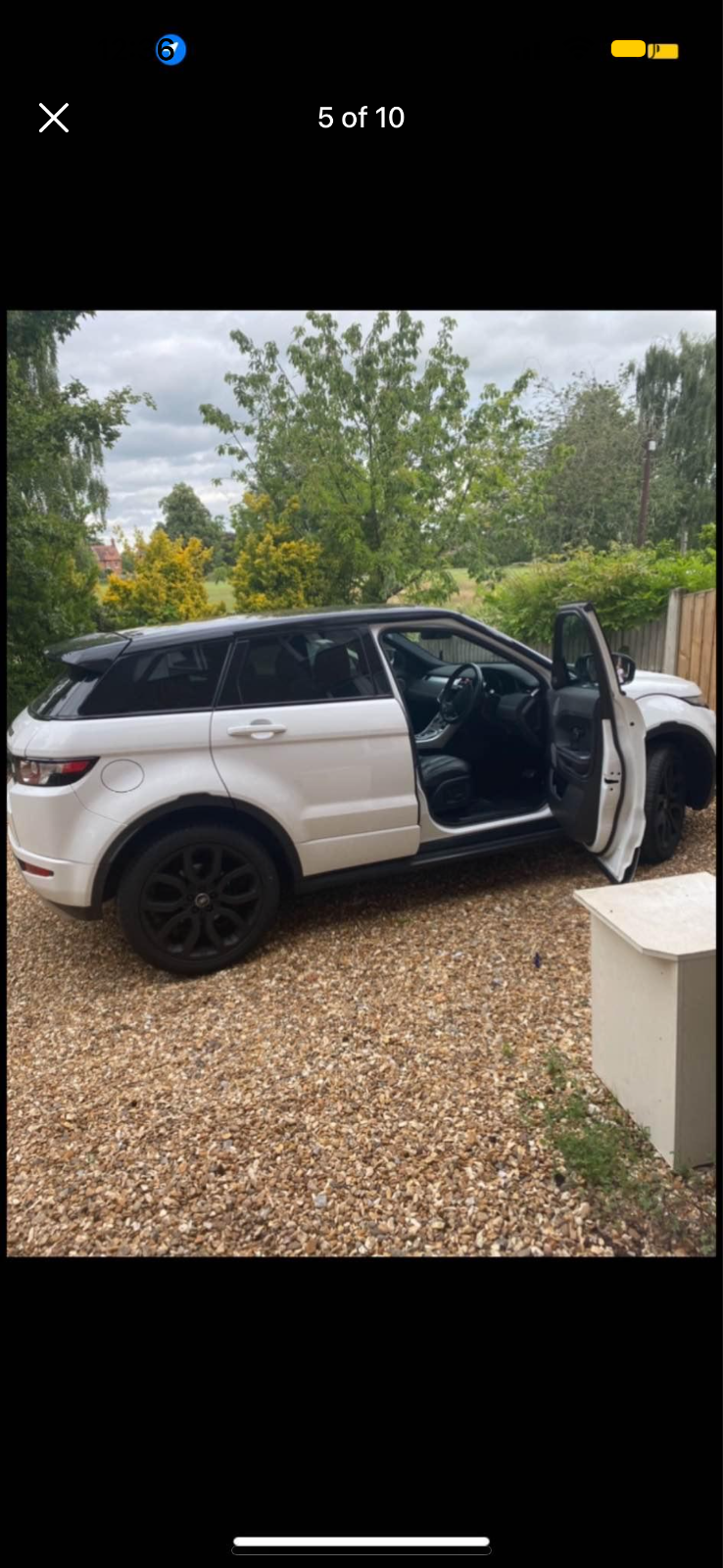 Range rover evoque white 2.2 SD4 dynamic auto Lux Prestige Diesel eBay