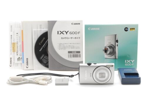 [TOP MINT W/BOX] Canon PowerShot IXY 600F Digital Camera Silver From JAPAN - Afbeelding 1 van 9