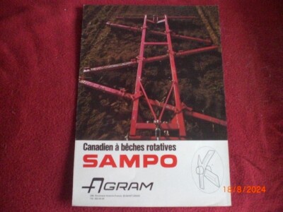 CANADIAN ADVERTISING BROCHURE ROTATING SPOUTS SAMPO - W ROSENLEW / AGRAM