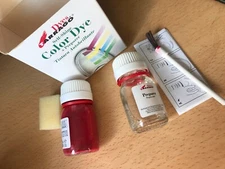 Tarrago Dyes self-shine color dye + preparer Tintura Autobrillante (open box)