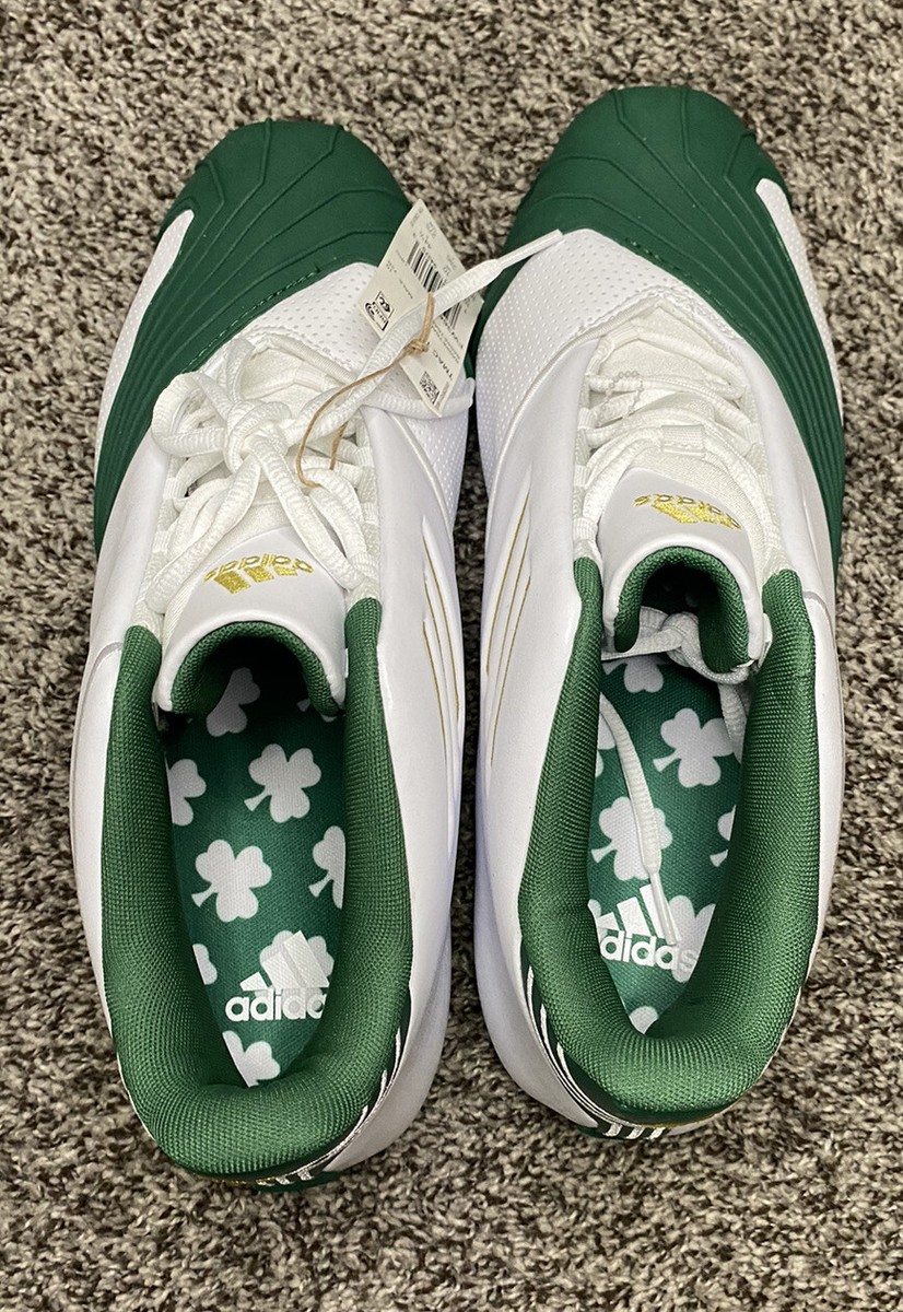 Adidas T-Mac 1 LeBron James HS White Green Gold Irish FW3663 Men's
