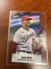 2022 Topps Stadium Club Triumvirates /99 Juan Soto Black Parallel SP T-28