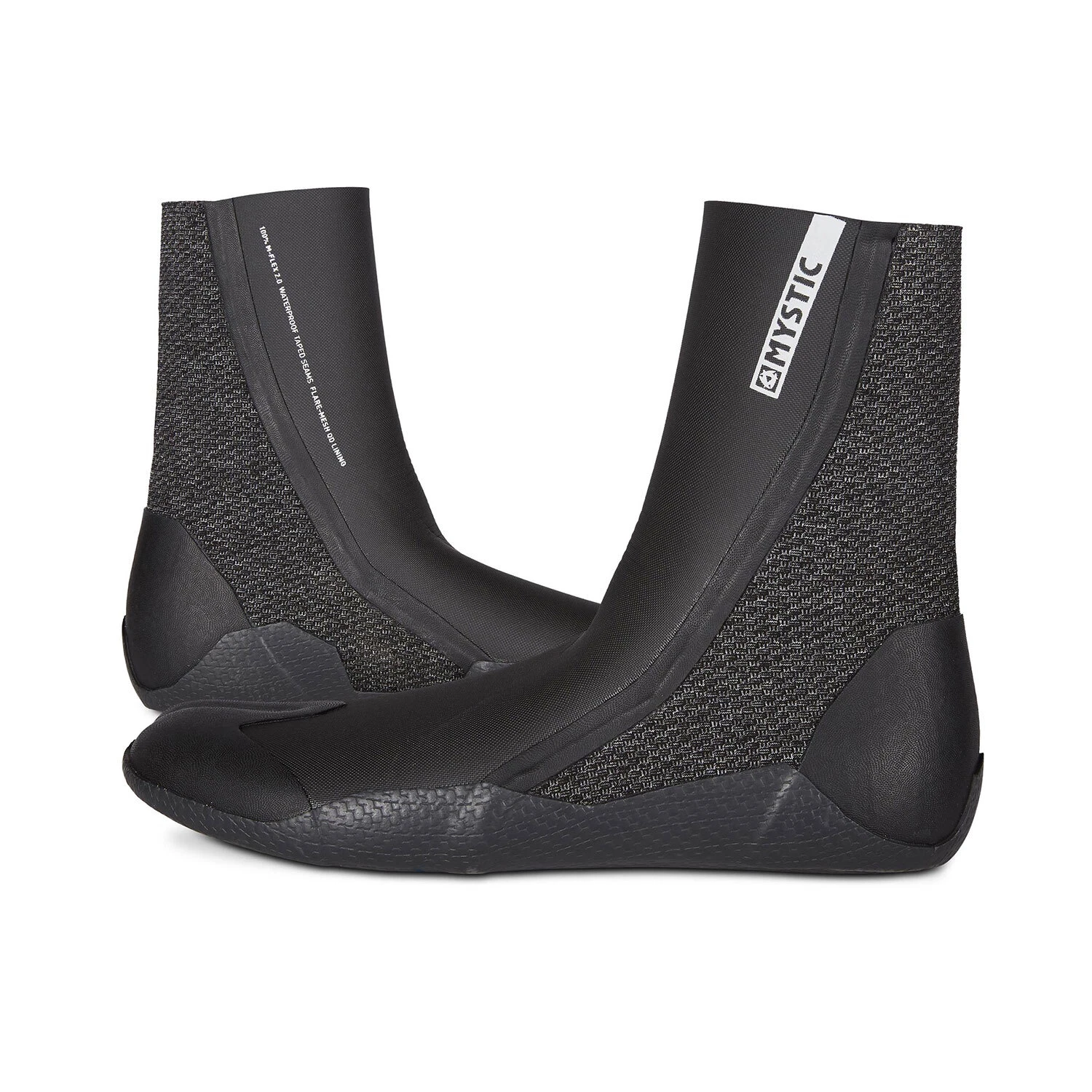 Bottes de combinaison à bout fendu Mystic Suprem 5 mm   Noir