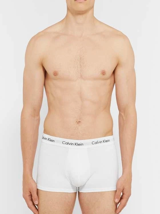 White calvin klein shop boxers