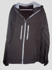 Women's Ladies Sport Black Full Zip Long Sleeve Hoodie Jacket Size 2X