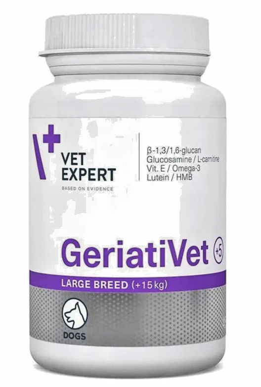Vet Expert GeriatiVet Dog Large Breed | Complete Wellness for Senior | 45 TABS