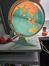 Vintage Fisher Price PLT3 Light Up  Globe wit...