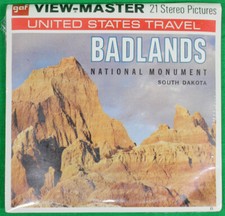 SEALED gaf View Master A489 Badlands National Monument South Dakota