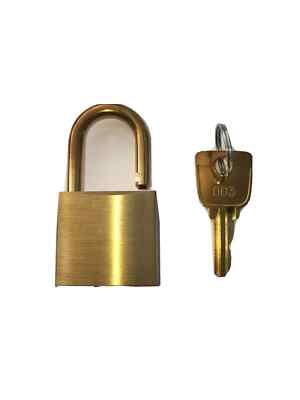 Fire Service Brass Pad Locks (003) x 4 - Industry Standard with Keys ...
