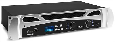 VONYX ''VPA1500'' PA-Verstärker mit USB/SD MP3 Player und Bluetooth, 2x 750W/4Ohm