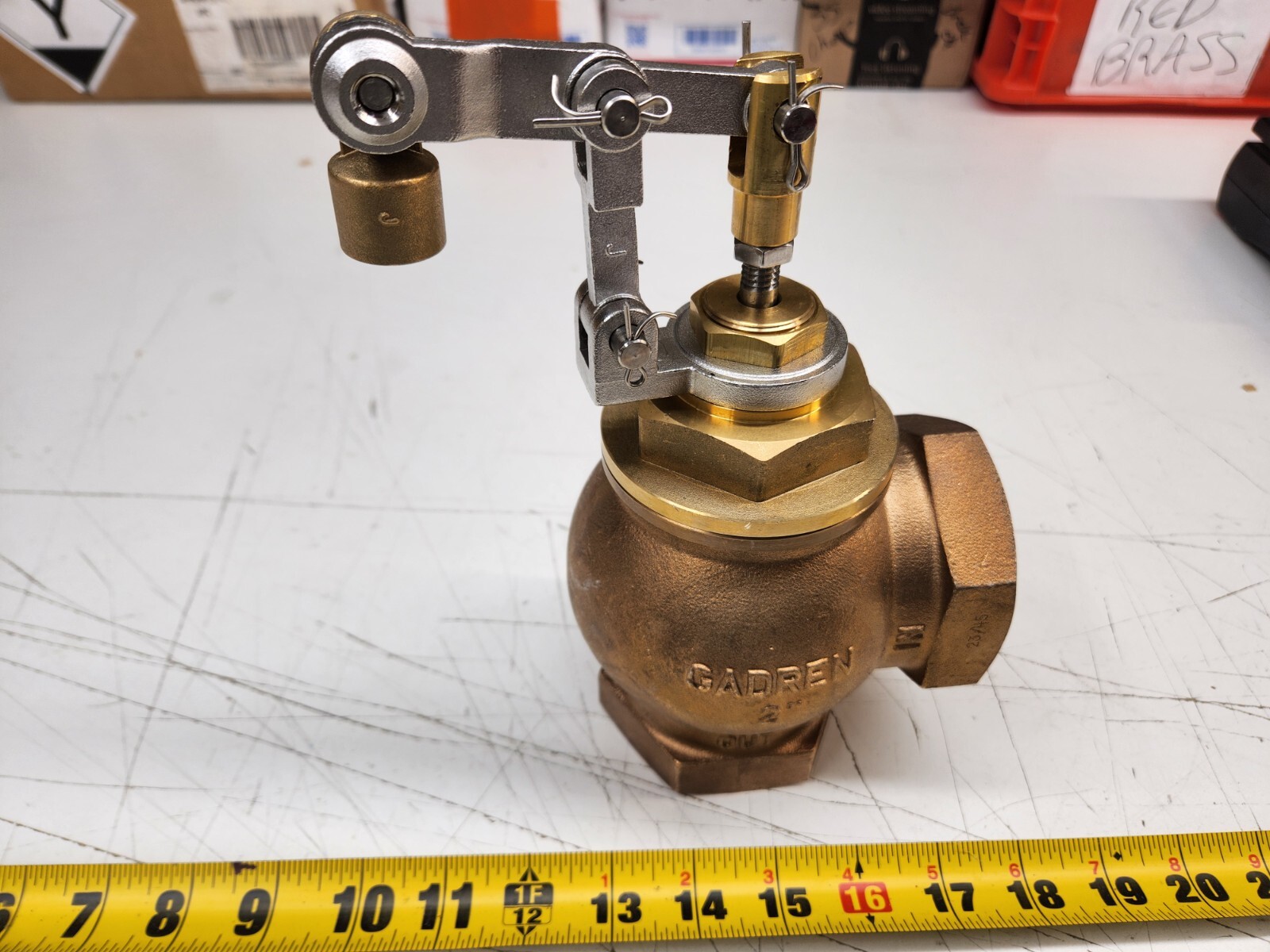 Gadren GHL200 2" Bronze Globe Lever Valve for Hot Water NO Rod or Float USA NeW eBay