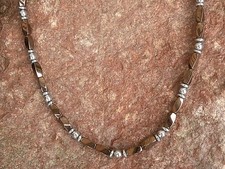 Copper Silver 100 Magnetic Hematite Therapy Bracelet Anklet Necklace AAA 