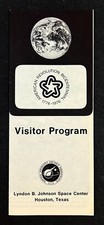 1976 Lyndon Johnson Space Center Houston Texas LBJ Vtg Travel Brochure Program
