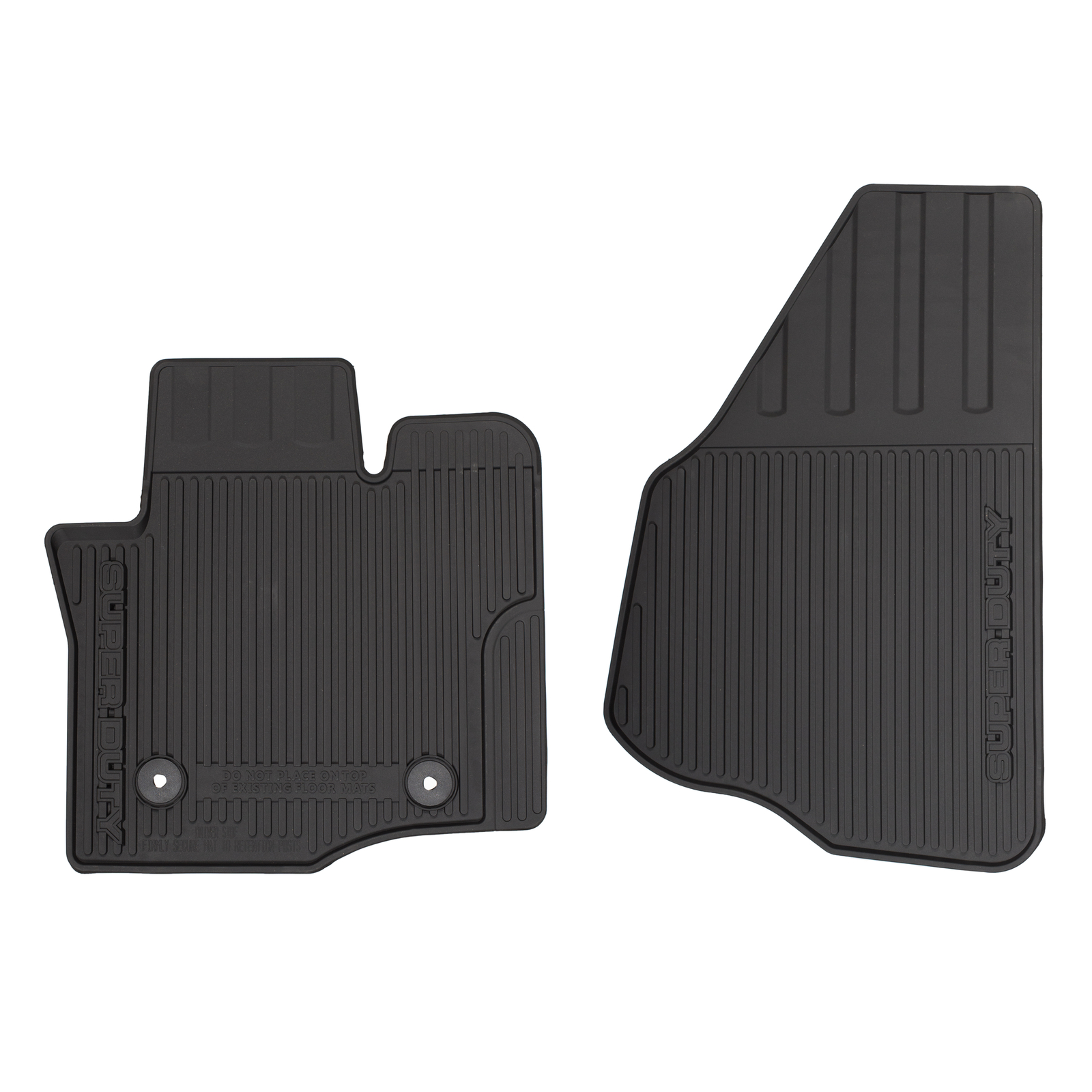 Juego de alfombrillas de piso todo clima para Ford Super Duty 2012-2016 (N/P DC3Z2513086A)