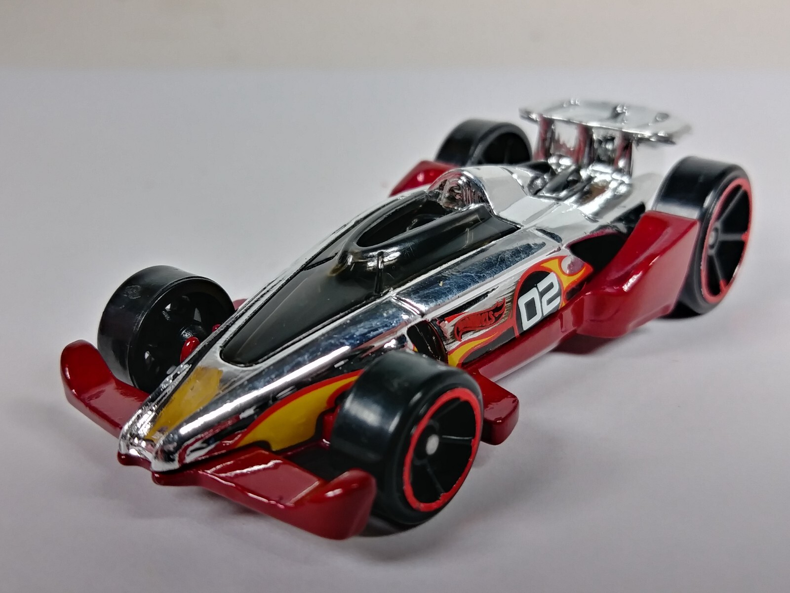 Carbide Hot Wheels 2015 Race Super Chromes #161 Chrome OH5 Rims 1:64 Loose