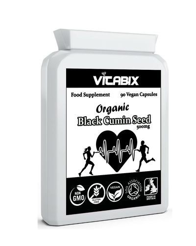 Organic Black Cumin Seed Nigella Sativa Vegan Capsules | 500mg |No-GMO | Vitabix - Picture 2 of 8