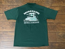 Vtg Sacramento Dixieland Jazz Jubilee Le Cabaret 1991 Mens Black Polo Size L