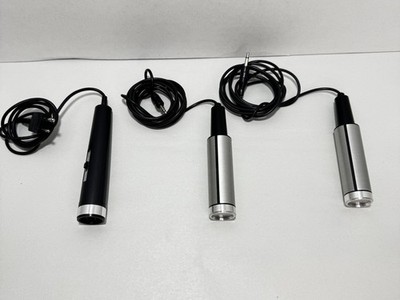 Vintage Japanese Mini Microphones Untested Set Of 3