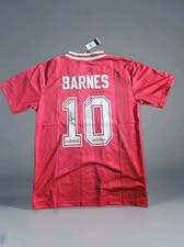 John Barnes Hand Signed Liverpool Number 10 Football Shirt