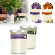 Duftkerzen 2er Set im Glas 100% Sojawachs Lan...
