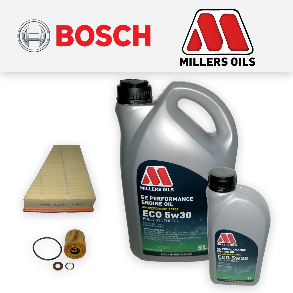 SERVICE KIT for FORD GALAXY 2.0 TDCI OIL AIR FILTERS +6L EE NANO OIL (2006-2014)