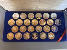 1985 Virgin Islands Treasure Coins of the Caribbean Complete Silver Coin Set