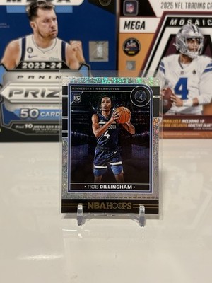 Rob Dillingham 2024-25 NBA Hoops Basketball Rookie Impulse Sparkle SSP #238 (RC)