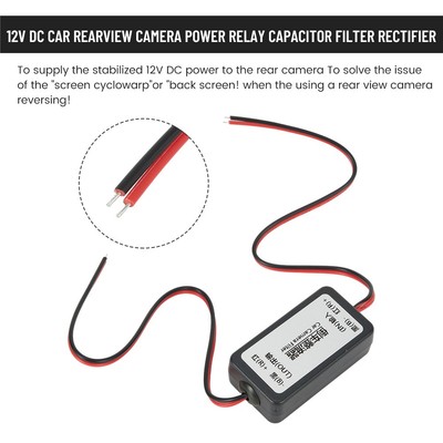Superior für Auto Kamera Leistungsregler 12V Filter zur Verzerrungsprävention