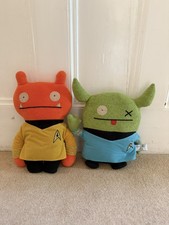 H&auml;ssliche Puppe Star Trek Captain Kirk & Spock Pl&uuml;schtier Stofftier