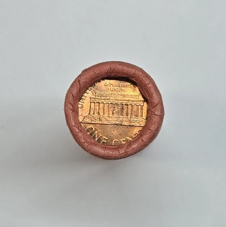 1965 P Lincoln Cents  Original Bank wrapped rolls Uncirculated Nice Roll  A-388 - Image 2 of 3