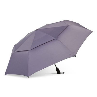 Vortex Compact Folding Travel Umbrella   Push-Button Open & Close, Vented Dou...