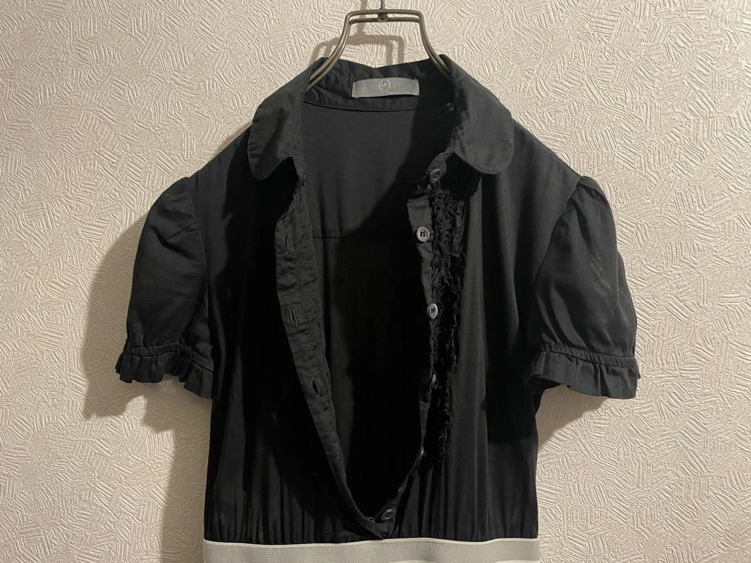 ALEXANDER McQUEEN gonna ritagliata abito arricciato manica a sbuffo camicia svasata D23