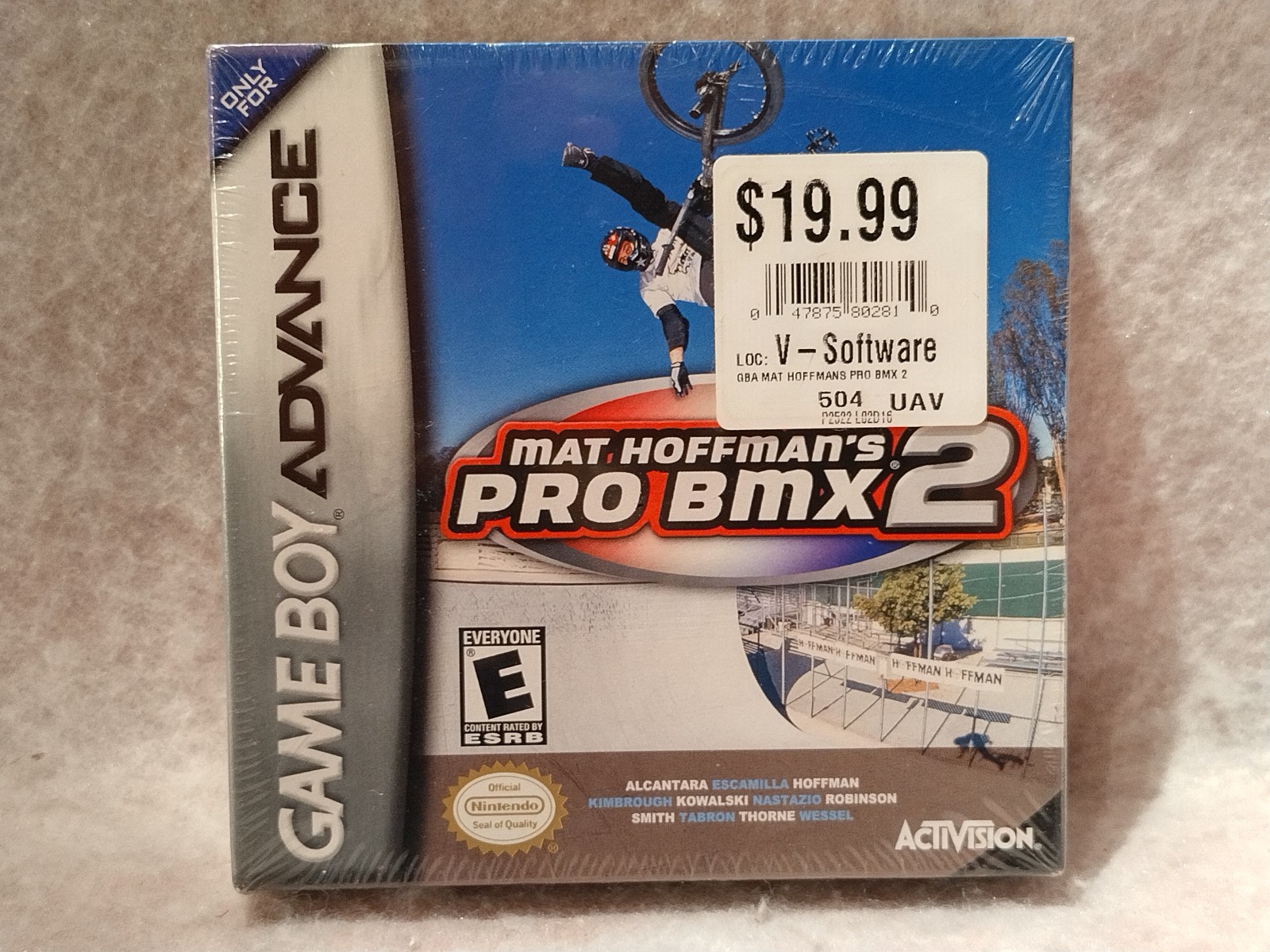 *New* Mat Hoffman's Pro BMX 2 (Nintendo Game Boy Advance, 2002) Factory Sealed!
