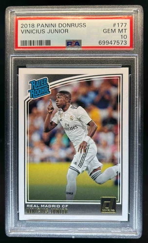2018 Donruss Vinicius Junior Rookie RC Rated Rookie #177 PSA 10
