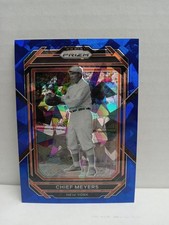 2023 Panini Prizm Blue Ice #216 Chief Meyers NM Or Better New York Giants