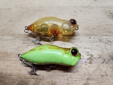 Lucky Craft Keroll 2" Topwater Poppers Frog Lot Of 2
